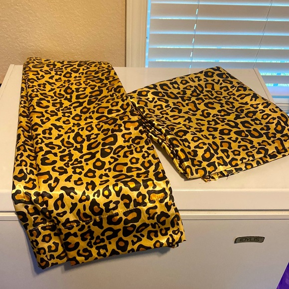 Bedding Animal Print Satin Sheet Set Poshmark